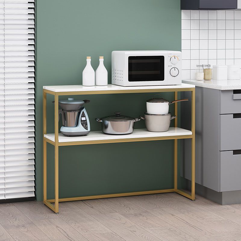 Home Dining Kitchen Island Table Modern Simple Rectangular Prep Table