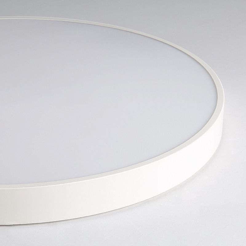 1-Light Round Flush Ceiling Lamps Modern Style Acrylic Flush Mount Ceiling Lighting Fixture