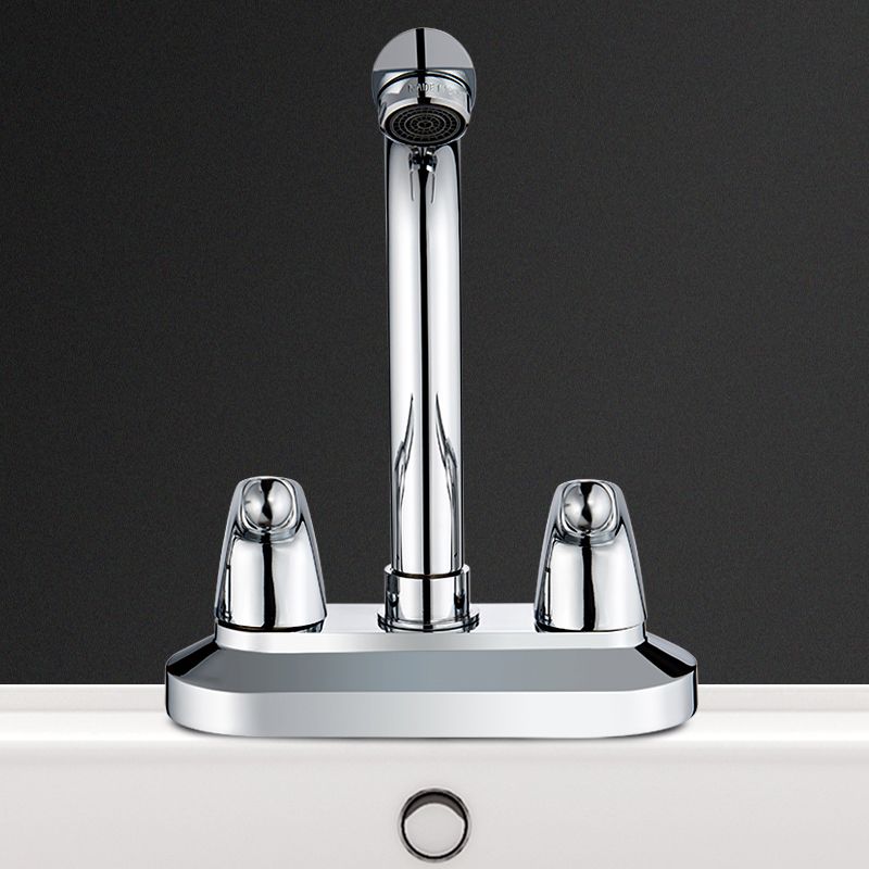 2 Handle Modern Vessel Sink Faucet Swivel Spout Bathroom Faucet