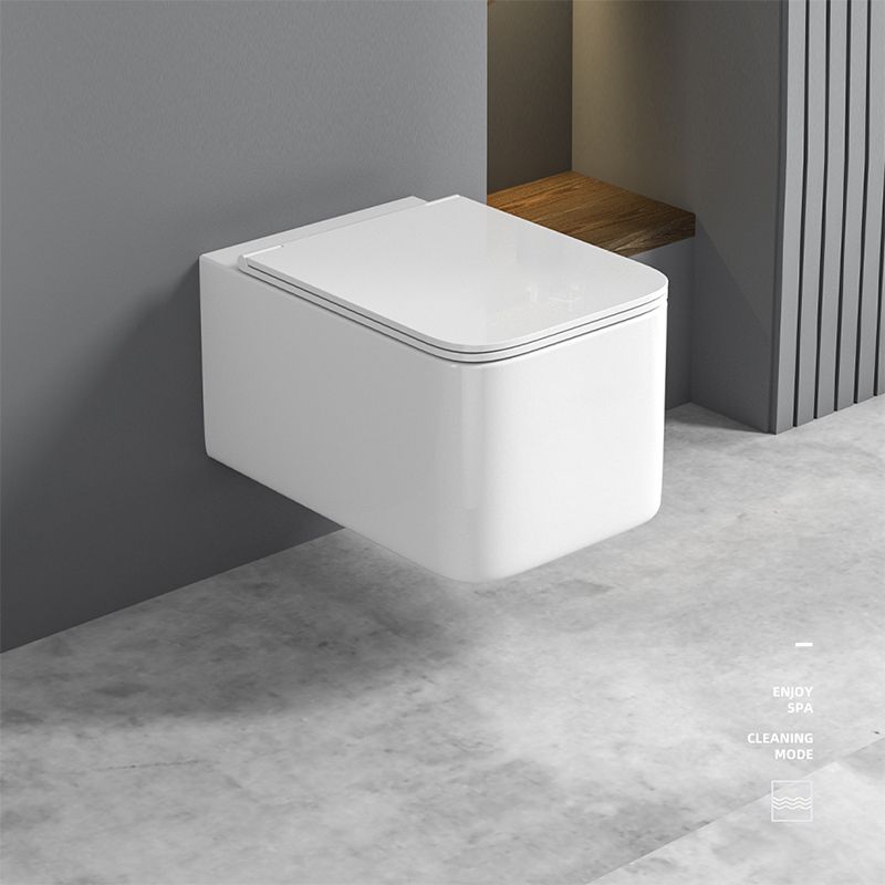 Contemporary Wall Mount Flush Toilet Ceramic Urine Toilet for Bathroom