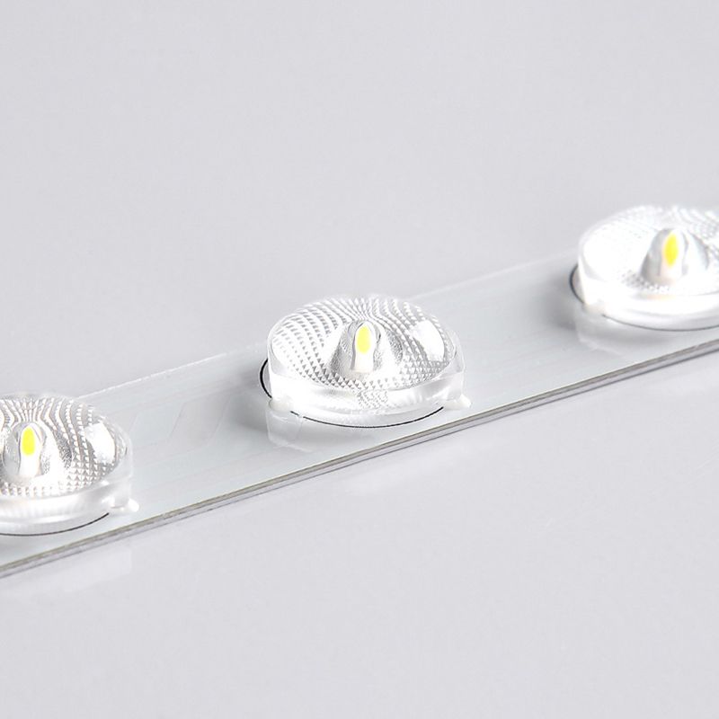 Lampe encastrée ovale marron foncé, plafonnier LED simple en bois avec Design rétroéclairé