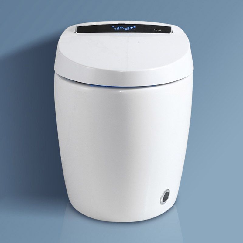 Contemporary One-Piece Toilet Bowl Floor Mounted White Urine Toilet for Washroom