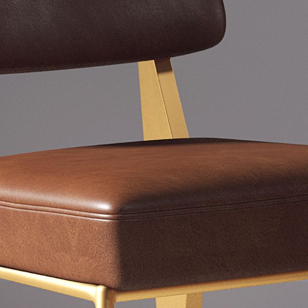 El metal contemporáneo que cena las sillas abre el brazo trasero que cena la silla lateral para la cocina