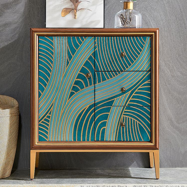 Lingerie Chest with Wood Top and Legs Chest with Drawers for Bedroom