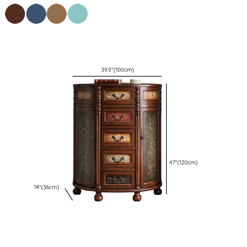 Traditional Storage Chest Dresser Solid Wood Chest with 3/4/5 Drawers