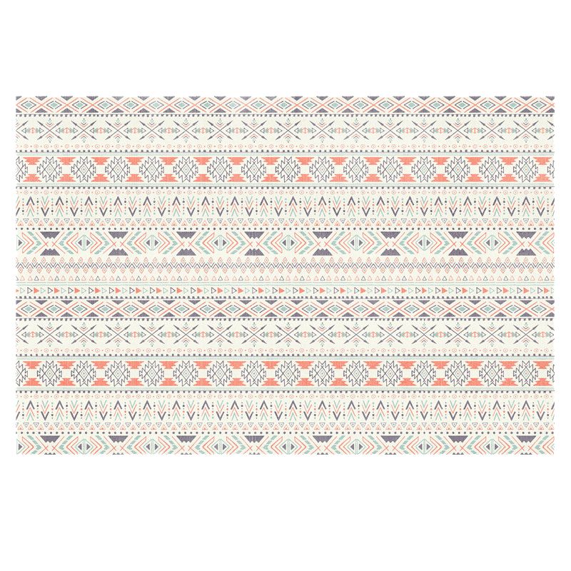 Boheemse tribale patroon Tapijten Multicolor polyester Area Tapijt Non-slip achterste tapijt voor woonkamer