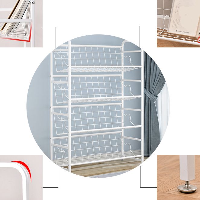 Urban Style Bookshelf Open Back Bookcase for Office and Study Room