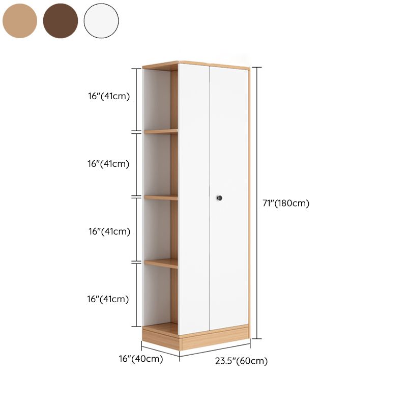 Wood Hanging Clothes Rack 1-door and 2-door Hanging Clothes Rack