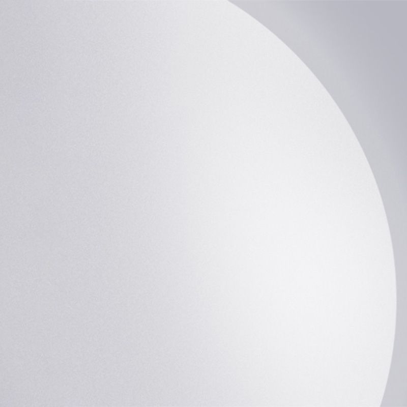 1-Kopf-Wohnzimmertischlampe nordisches Nachttischlicht mit kugelförmiger weißer Glasschatten