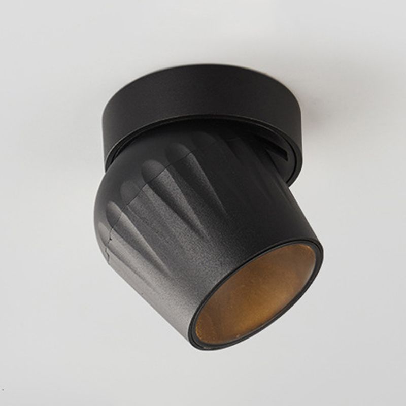 1 Light Cylinder Flush Light Simplicity Metal Flush Mount Lights