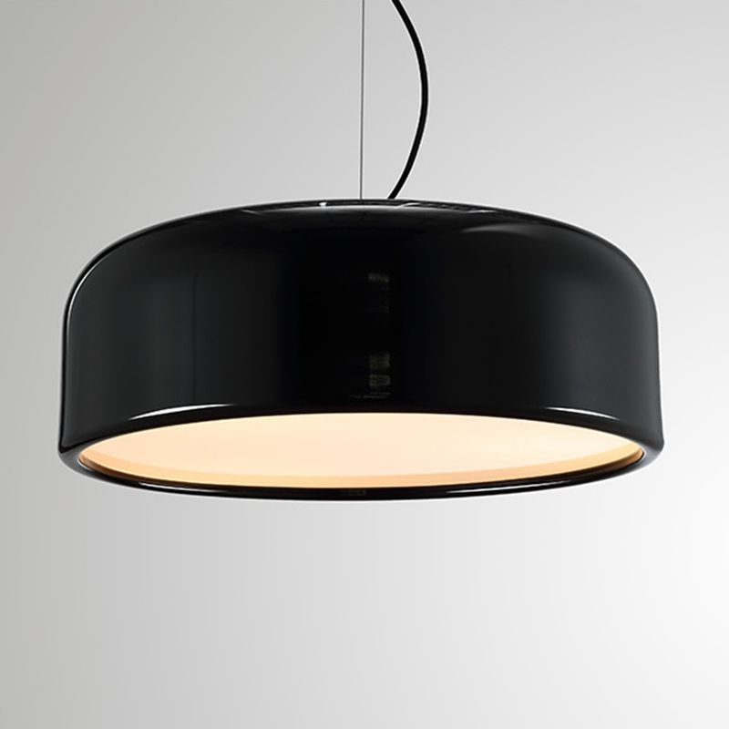 Postmodern Style Bowl Shade Hanging Light Metal 2 Light Pendant Lamp for Study