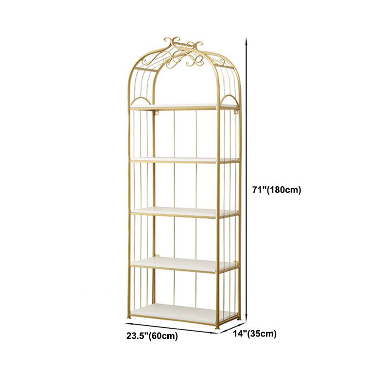 Metal Bookshelf Modern Etagere Bookcase Storage and Display Shelves