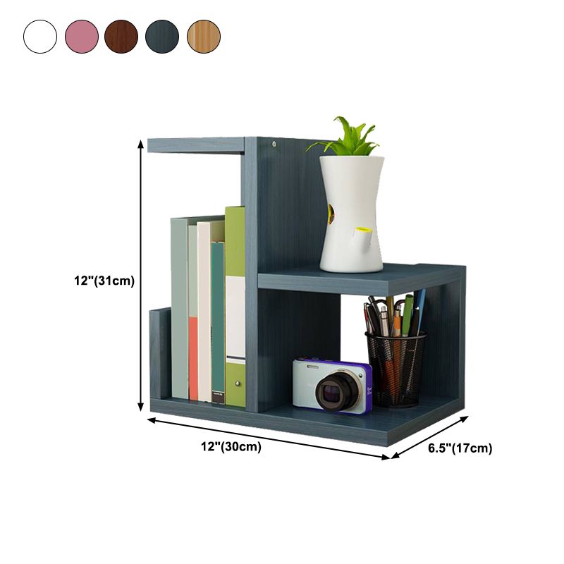 Scandinavian Style Bookshelf Open Back Wood Bookcase for Office