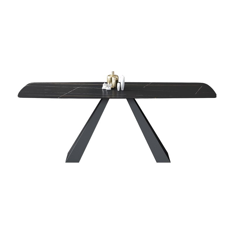 Contemporary Rectangle Table Set 1/5/6/7 Pieces Dining Set for Restaurant