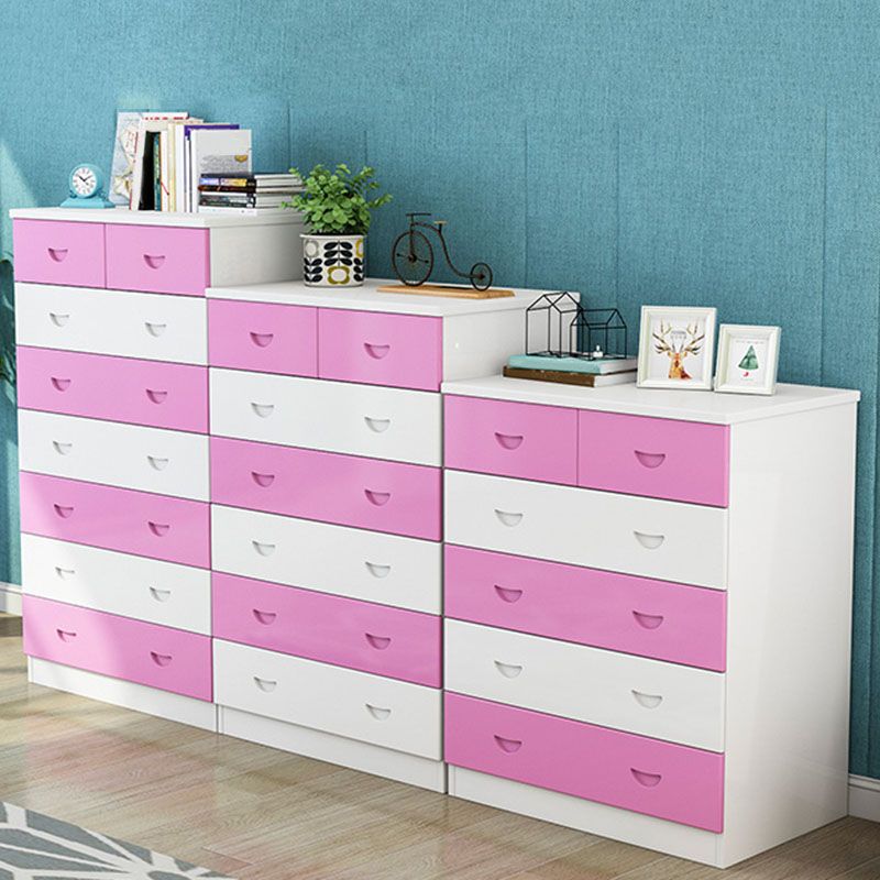 Modern Solid Wood Storage Chest Dresser Vertical Chest Without Mirror