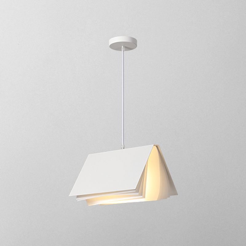 Fabrics Rectangle Shade Hanging Lights Modern Style 1 Light Hanging Mount Fixture