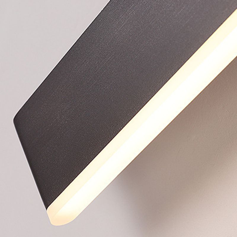 Modern Rotatable Wall Mount Light Simple Wall Sconce Light with Acrylic Shade for Bedroom