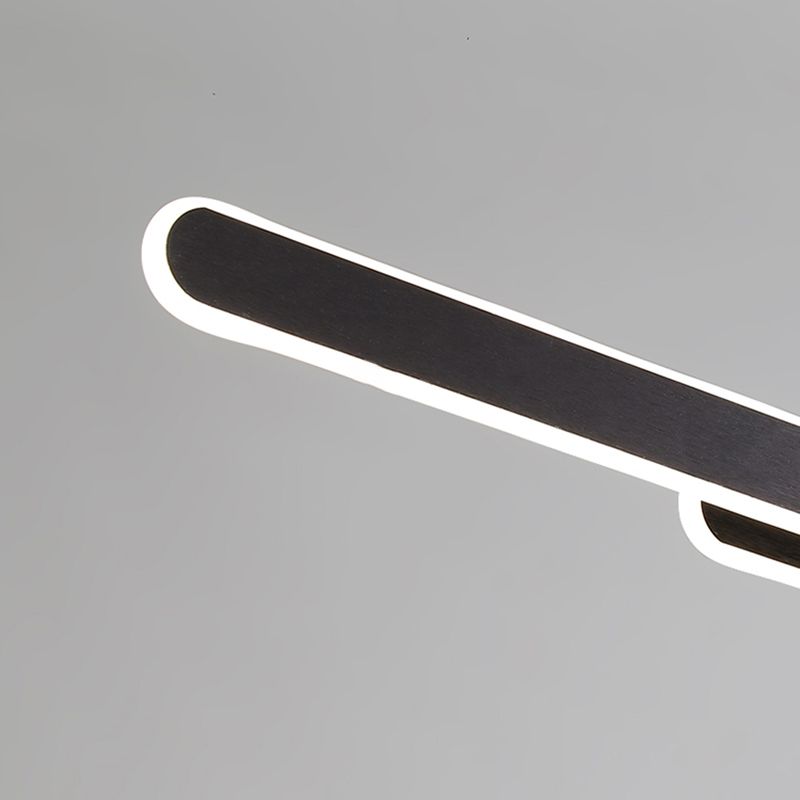 Linearinselanhänger führte die nordische moderne Deckenpendelleuchte für Büro