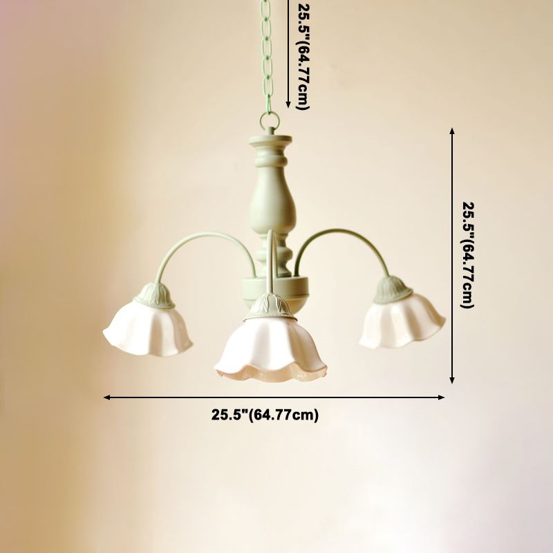 White Glass Hanging Pendant Lights Modern Hanging Lamps for Dining Room