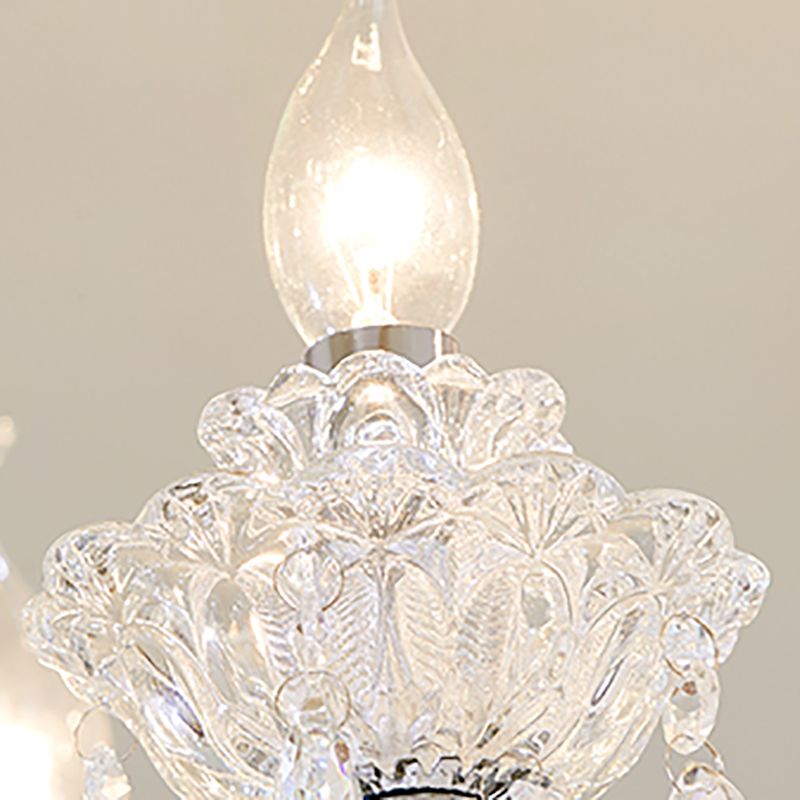 American Style Chandelier Crystal Multi Light Hanging Light for Bedroom