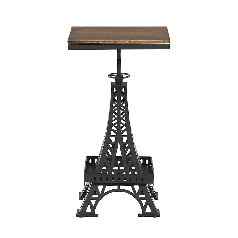 1/3 Pieces Industrial Style Bar Table Set Solid Wood Bar Table Set