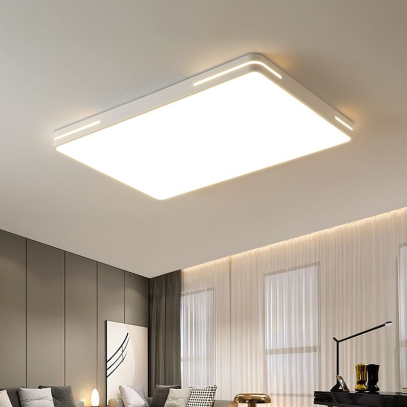 Modern Minimalist Style Flush Mount Light Fixtures Acryl 1 Light Flush Mount für Wohnzimmer