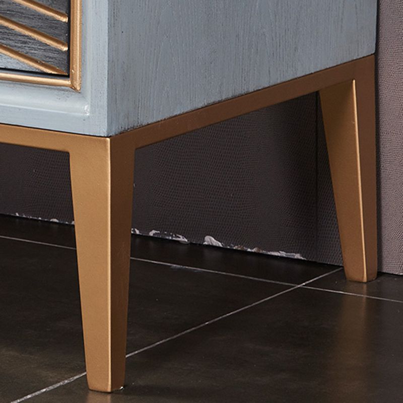 15.6/14.82 Inch Width Glam Storage Chest Manufactured Wood Dresser