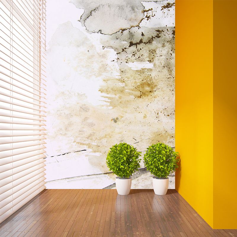 Light-Brown Abstract Murals Wallpaper Stain Resistant Minimalist Home Wall Decor