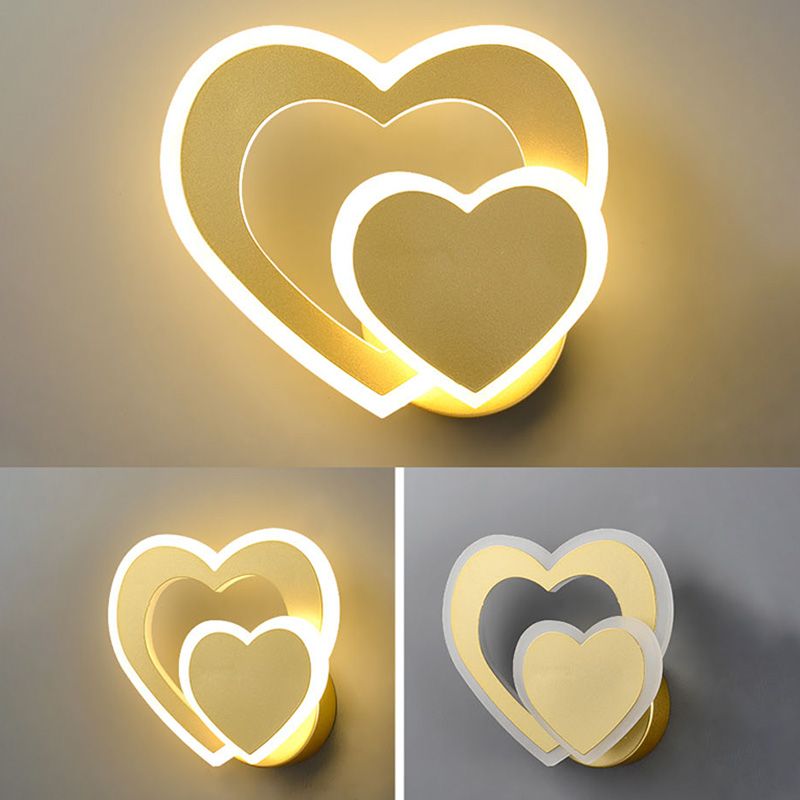 Sonded Bedroom Luz Luz Luz Led Metal Minimalista Montaje de pared Luz de luz de luz