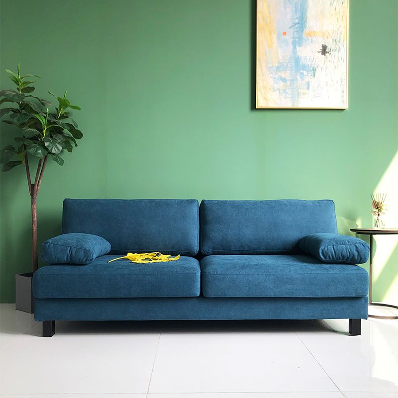 28.3" H Contemporary Linen Pillow Top Arm Loveseat for Apartment