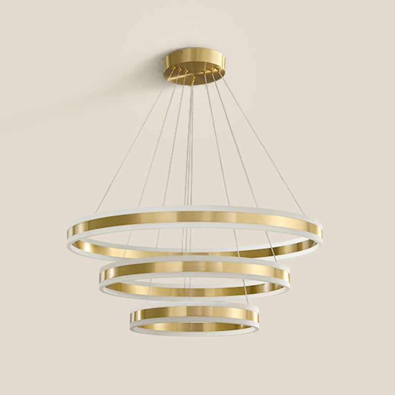 Colgante de techo de techo de metal de metal de latón accesorios de iluminación de techo contemporáneo