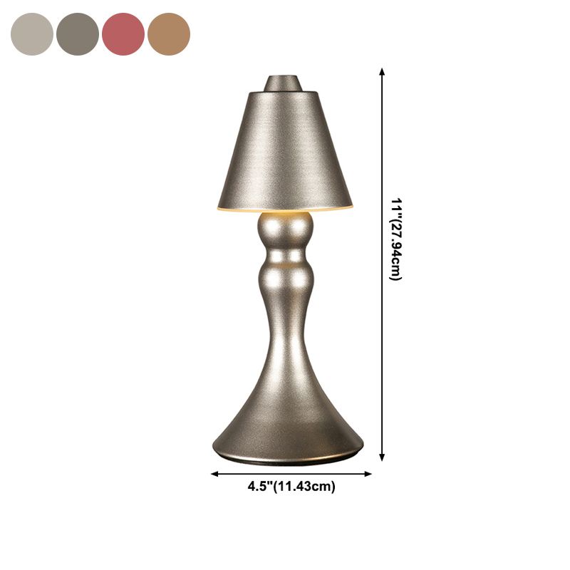 Cone 1-Light Table Light With USB Port Modern Creative Table Lampe For Bar