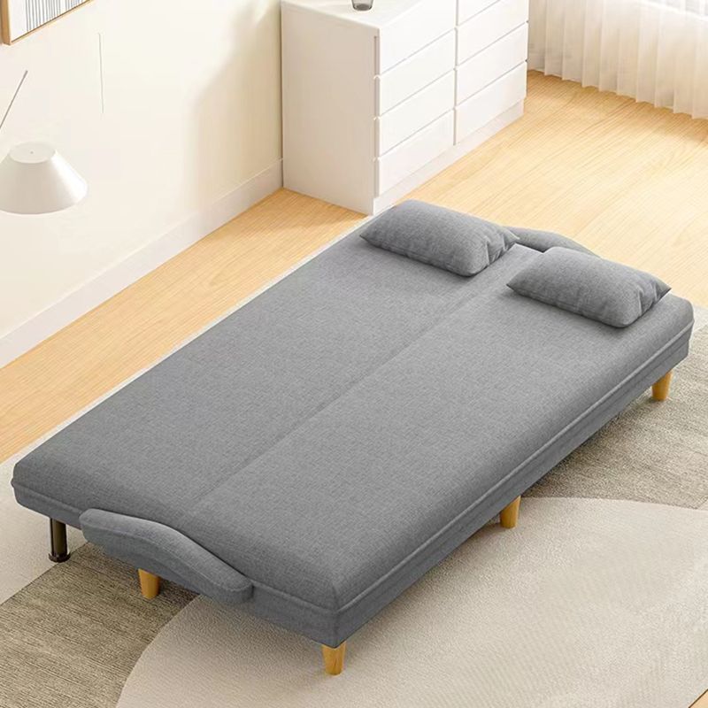 30.7" H Contemporary Linen Blend Convertible Sleeper Sofa for Apartment