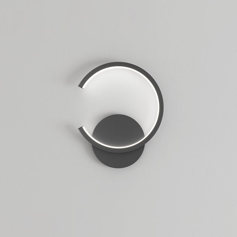 Modern Minimalist Style Regular Wall Mounted Light Fixture Metal 1 Light Wall Light Sconces for Living Room