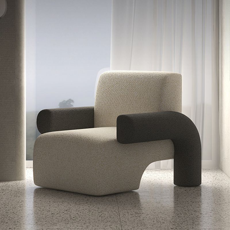 Arm Chair Recessed Arms Included Chair for Living Room, 35.43" Wide