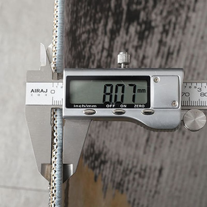 Grey Geometric Pattern Area Rug Modern Polyester Area Carpet Non-Slip Backing Rug for Living Room