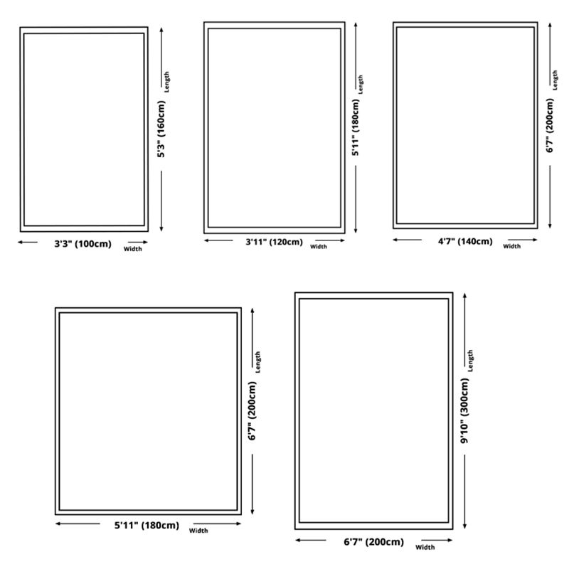 Chinoiserie Home Decoratie Rug Novely Ethnic Print Indoor Tapijt Polyester Wasbaar gebied Rug