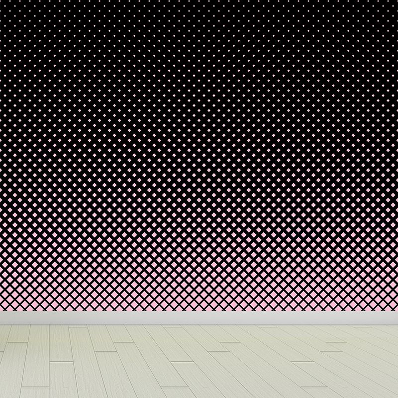 Modern Geometric Mural Wallpaper Square Illustration Multiple Sizes Available