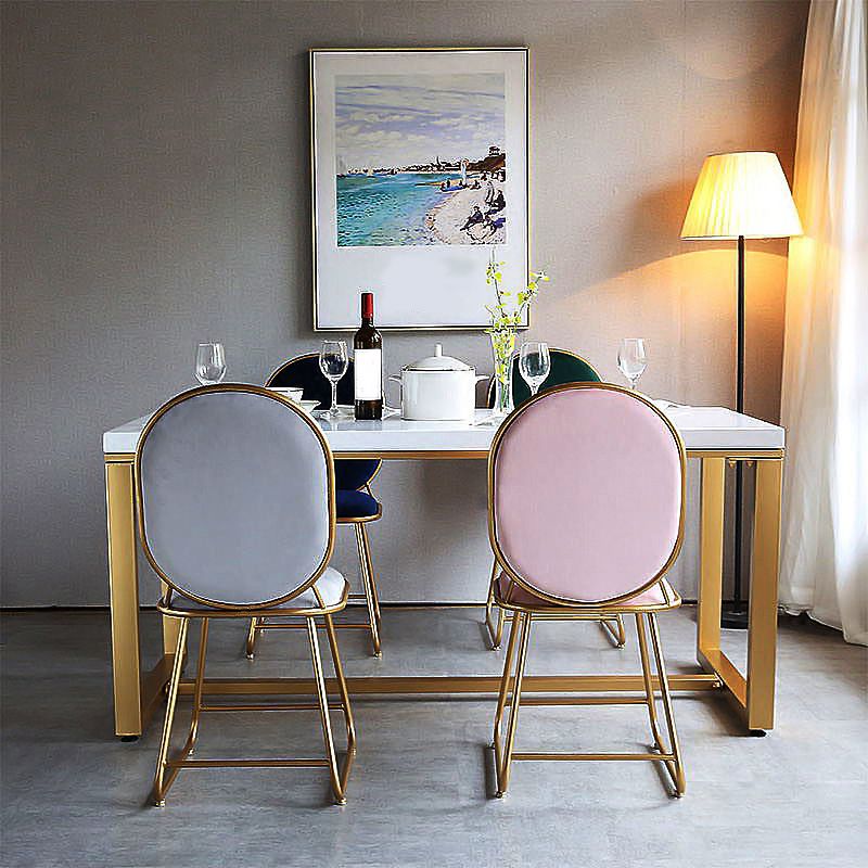 White Solid Wood Dining Set 1/5 Pieces Contemporary Dinette Set