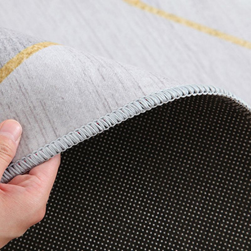 Creative Animal Print Rug Multi-Color Round Carpet Polyester Stain Resistant Area Carpet for Living Room