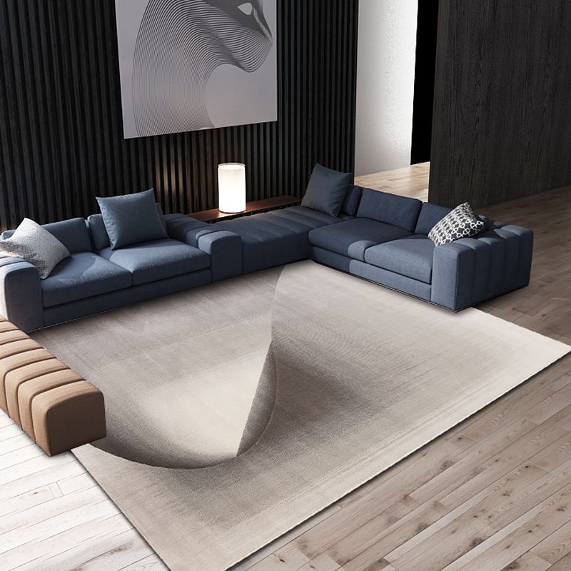 Contemporary Graphic Print Area Carpet Polyester Indoor Rug Washable Rug for Home Decoration