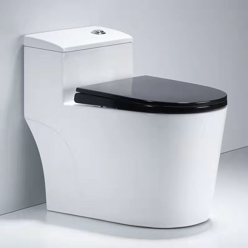 Indoor Ceramic Floor Mounted Toilet Modern All-In-One Toilet Bowl