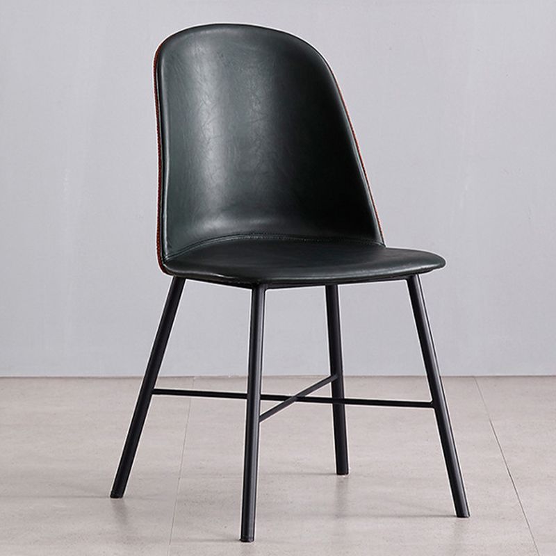 Indoor Side Chair Leather Modern Dining Chair for Dining Room