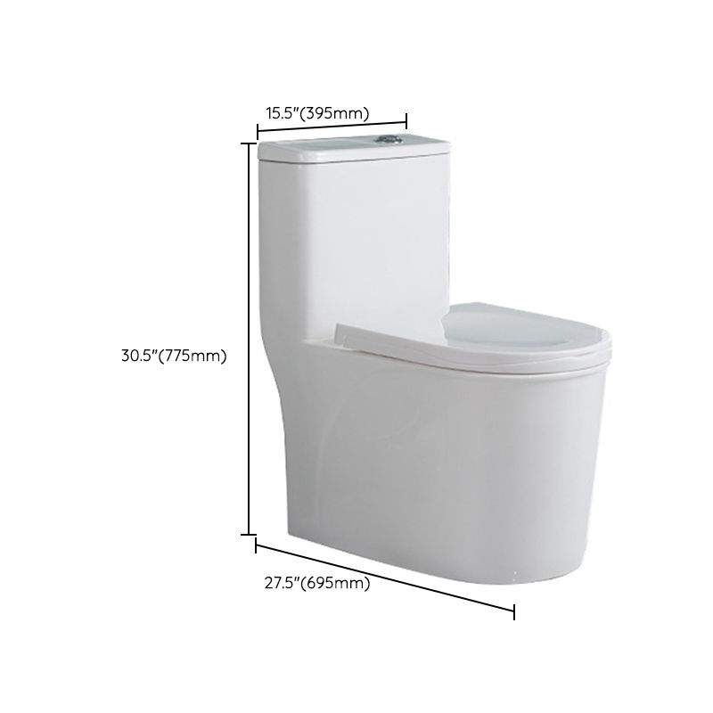 Traditional All-In-One Flush Toilet Floor Mounted Urine Toilet for Bathroom