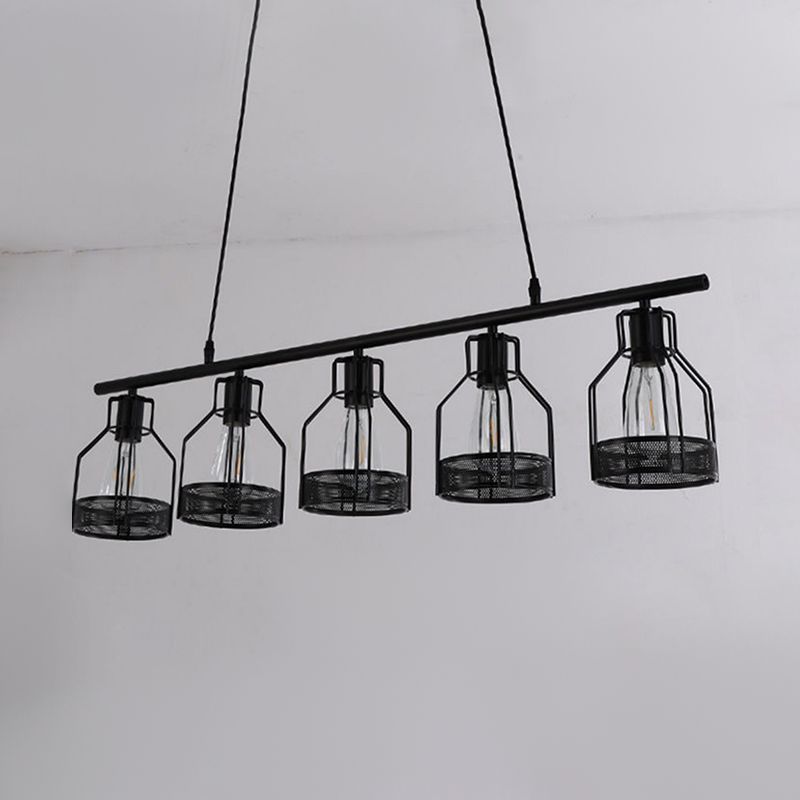 Industrial Style Lantern Hanging Pendant Lights Metal Pendant Light Fixtures