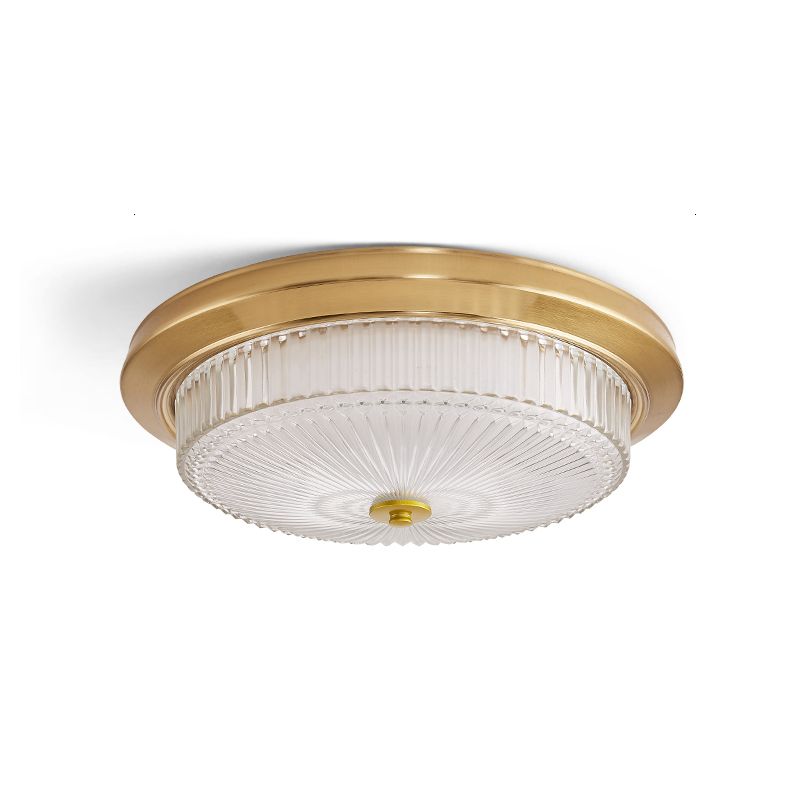 Flush Mount Ceiling Light American Country Style Indoor Round Shape Ceiling Mount Light