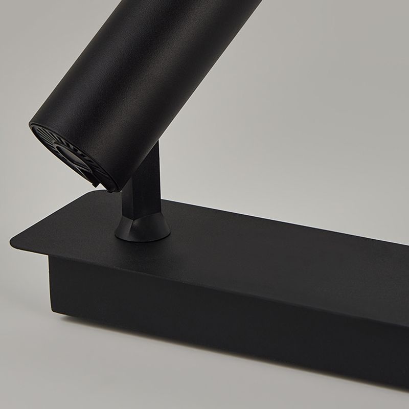 Luz de hierro forjado de isla lineal creativa moderna Luz de hierro forjado con sombra de silicona