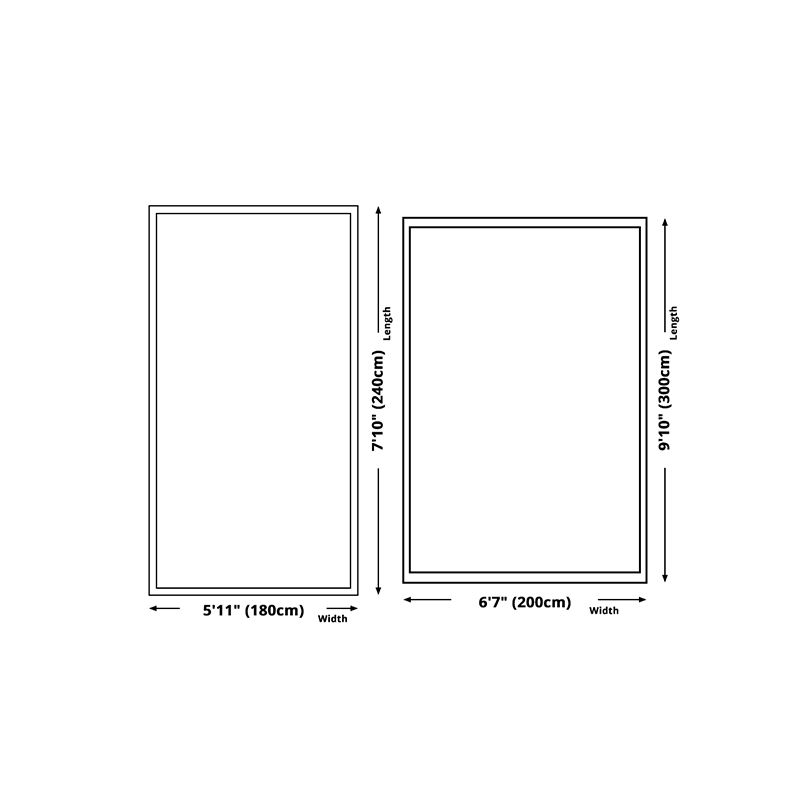 Orange Casual Rug Polyester Contrast Color Rug Washable Rug for Drawing Room