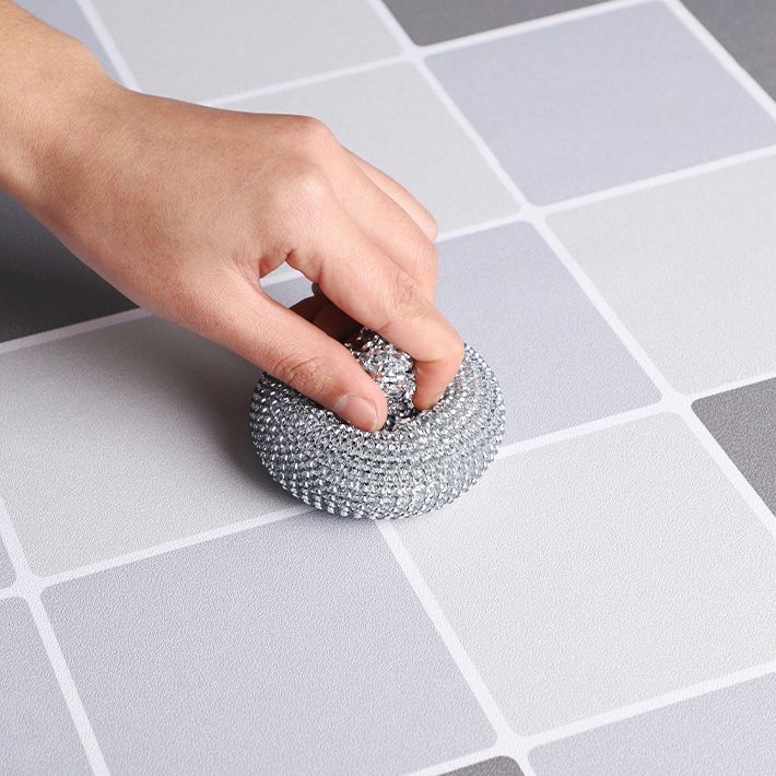 Modern Vinyl Floor Planks Peel & Stick Lattice Printed PVC Flooring