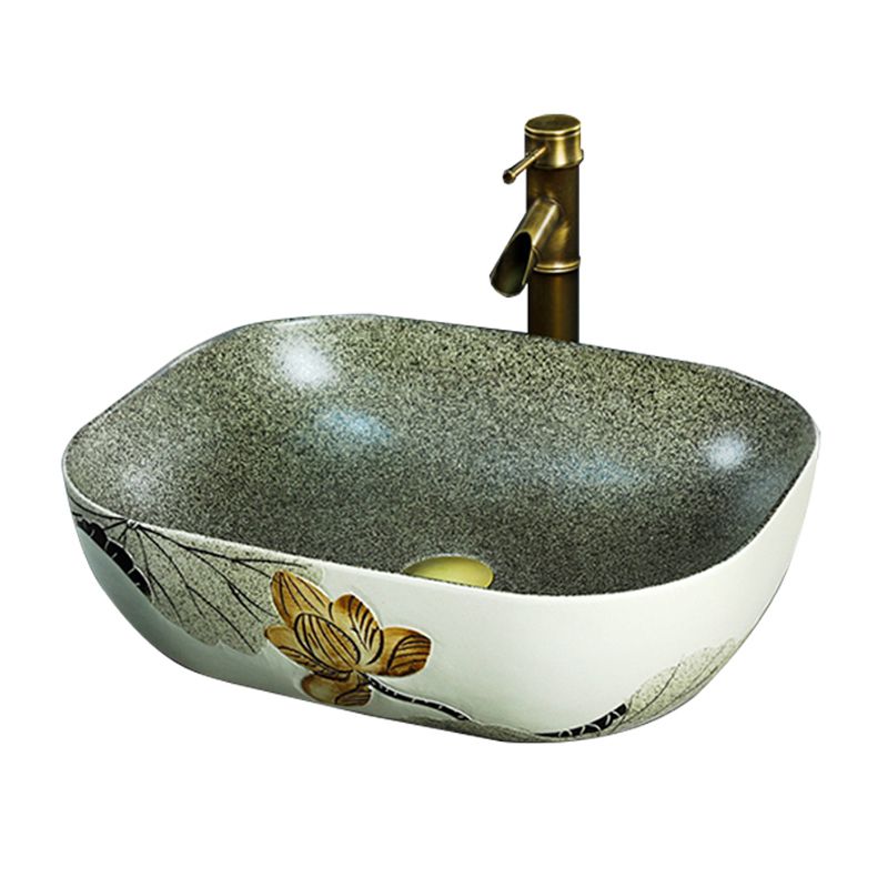 Porcelain Vessel Bathroom Sink Modern No Craftsmanship Vessel Bathroom Sink Only